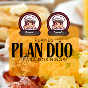 👨‍👩‍👧‍👦 Plan Dúo (Para dos niños)